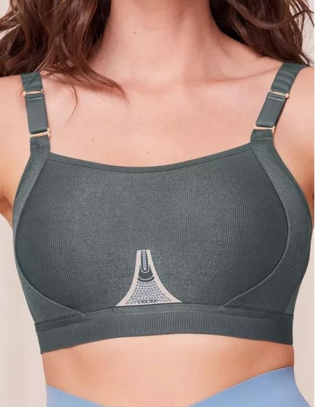 Bra sporty Triumph Triaction Gravity Lite N Ex Khaki
