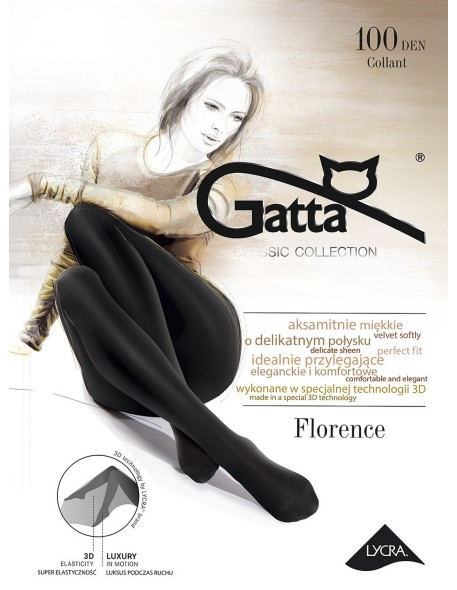 Tights women's covering Gatta Florence 100 den 3d