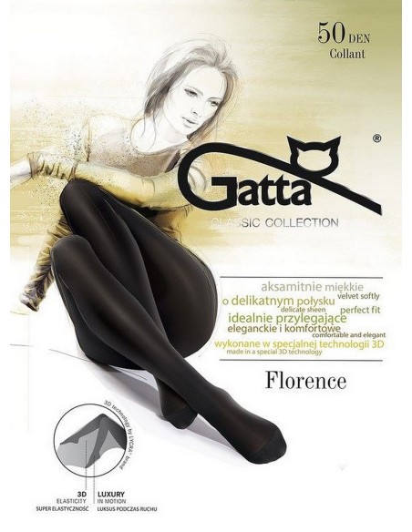 Tights women's covering Gatta Florence 50 den 3d