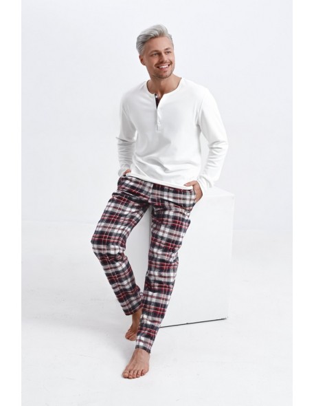 Pajamas Paul Interlock/Flanela dł/r Christmas M-XL men's Sensis