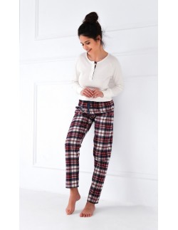 Piżama Mollie Interlock/Flanela dł/r Christmas S-XL Sensis