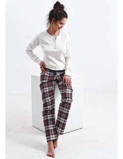 Piżama Mollie Interlock/Flanela dł/r Christmas S-XL Sensis 2