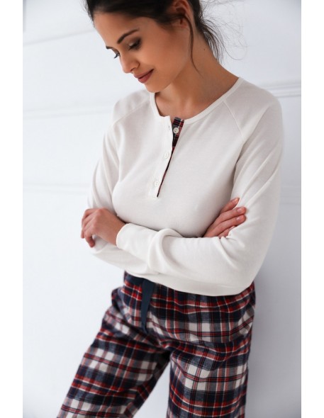 Pajamas Mollie Interlock/Flanela dł/r Christmas...