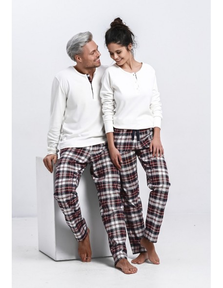 Pajamas Mollie Interlock/Flanela dł/r Christmas...