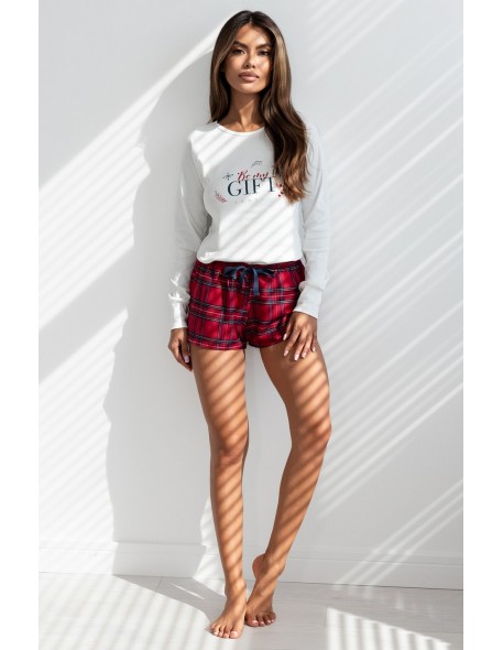 Piżama Leta Interlock/Flanela dł/r Christmas...