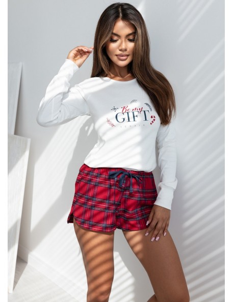 Pajamas Leta Interlock/Flanela dł/r Christmas...