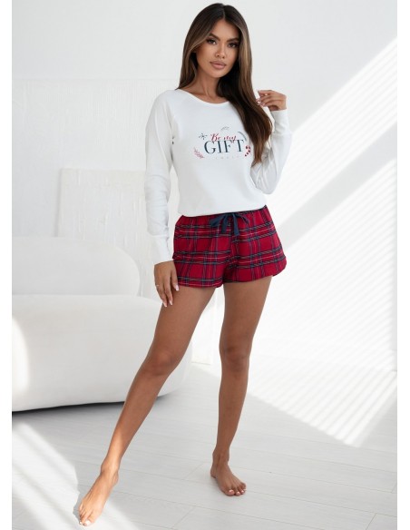 Piżama Leta Interlock/Flanela dł/r Christmas S-XL Sensis