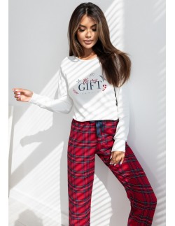 Piżama Maribel Interlock/Flanela dł/r Christmas S-XL Sensis 2