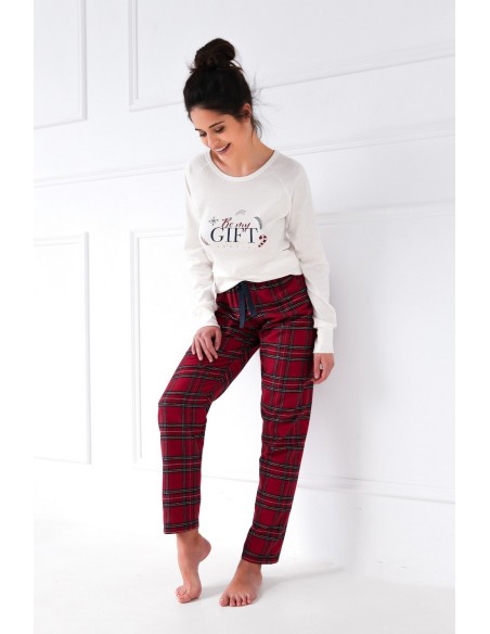 Pajamas Maribel Interlock/Flanela dł/r Christmas S-XL Sensis