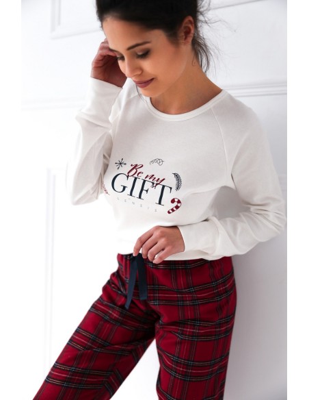 Pajamas Maribel Interlock/Flanela dł/r Christmas S-XL Sensis