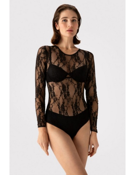 JILL - BODY LACE With LONG SLEEVE Fiore