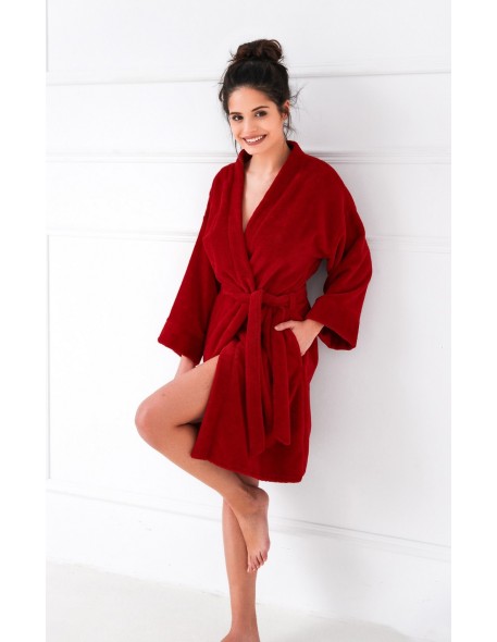 Bathrobe Rolling Red S-XL Sensis