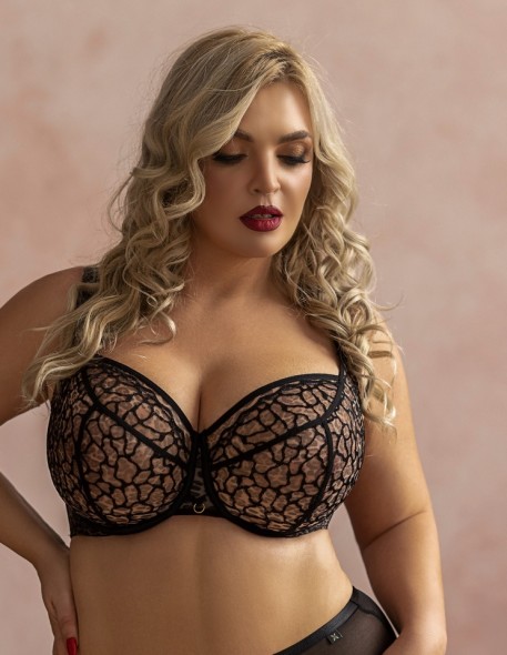 Bra Soft Plunge Krisline Panther