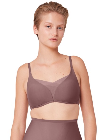 Bra bezszwowy Triumph Shape Smart P Mocca