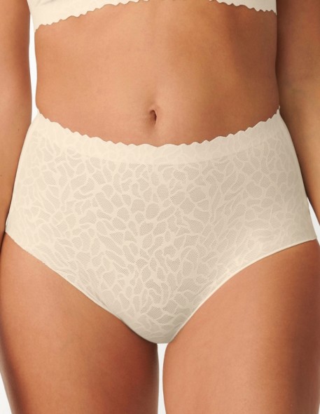 Majtki z wysokim stanem Sloggi Zero Feel Lace...