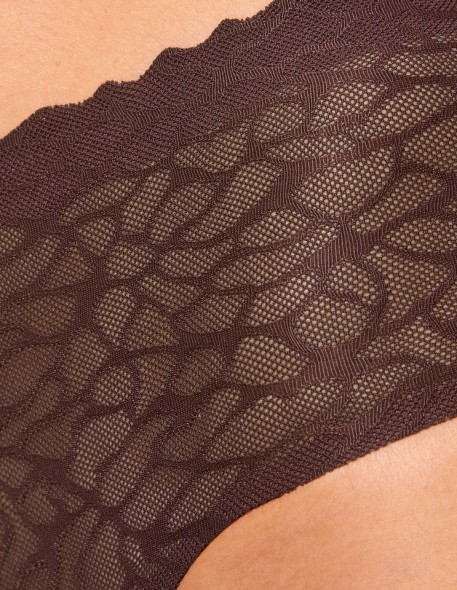 Majtki z wysokim stanem Sloggi Zero Feel Lace...