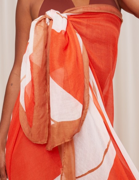 Chusta plażowa Triumph Beach Mywear Pareo Pt, uniwersalna narzutka plażowa