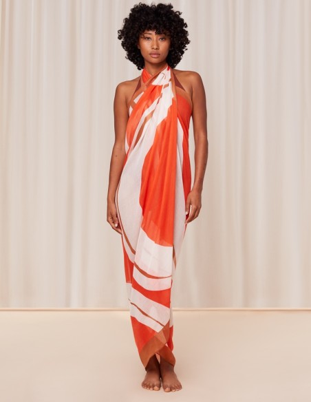 Chusta plażowa Triumph Beach Mywear Pareo Pt, uniwersalna narzutka plażowa