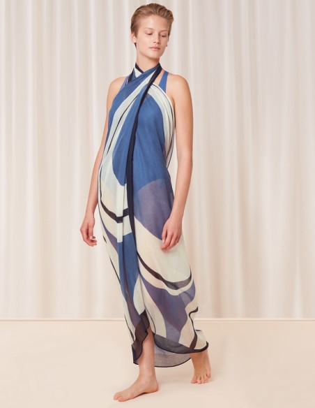 Chusta plażowa Triumph Beach Mywear Pareo Pt, uniwersalna narzutka plażowa