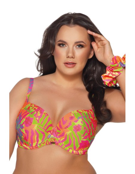 Biustonosz kąpielowy Ava SK 187 fluo maxi, dla dużego biustu