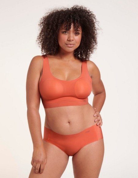 Majtki damskie Sloggi Zero Feel Hipster Ex pomarańczowe