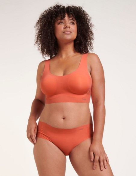 Majtki damskie Sloggi Zero Feel Hipster Ex pomarańczowe