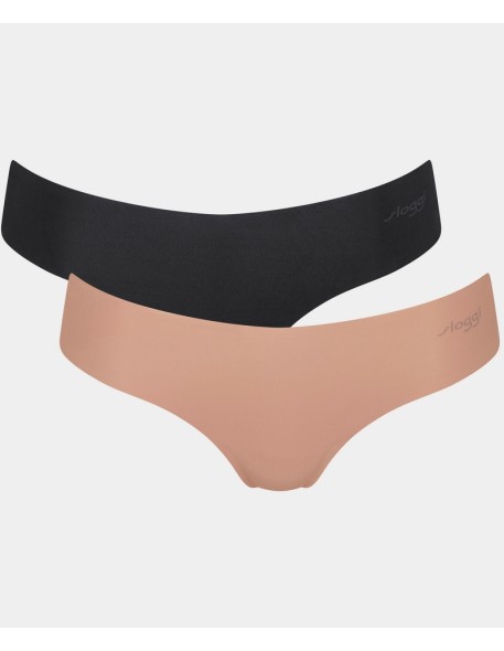 Brazilians 2 Pak Sloggi Zero Microfibre 2.0 Hipstring C2P