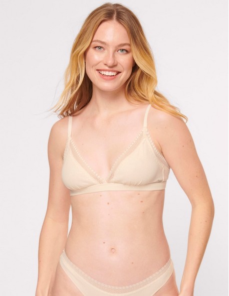 Bra Sloggi Go Ribbed bralette Angora