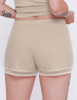 Spodenki damskie Sloggi Go Ribbed Short melanżowe 2