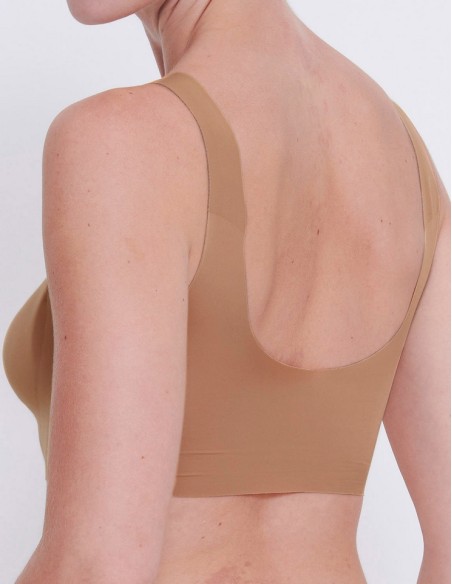 Biustonosz Sloggi Zero Feel 2.0 Top damski, bezfiszbinowy