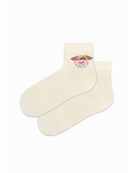 Skarpetki dziewczęce we wzorki Gatta Cottoline...