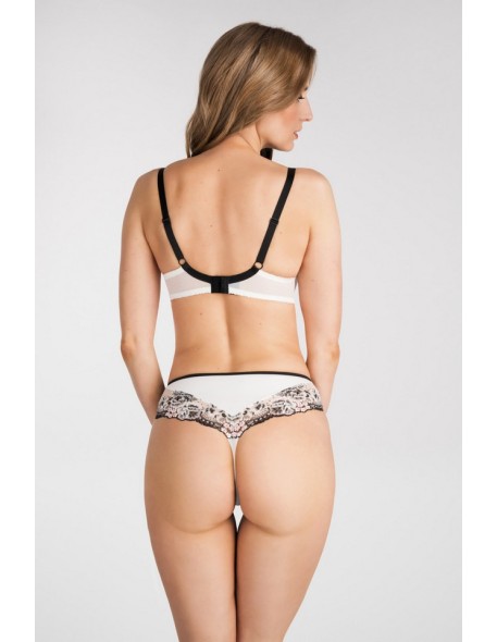 Bra lacy soft Black & White Gorsenia K840