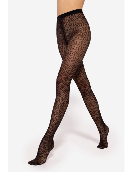 Tights with patterns Gatta Mosaica wz.02 20 den