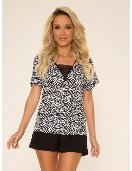 Pajamas women's short Savannah De Lafense 747