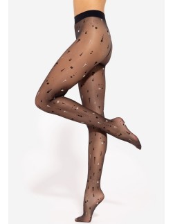Tights with patterns Gatta Pixi wz.01 20 den