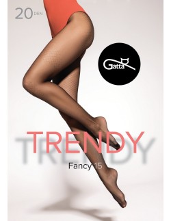 Tights women's Gatta Fancy wz.15 20 den 5-XL 2