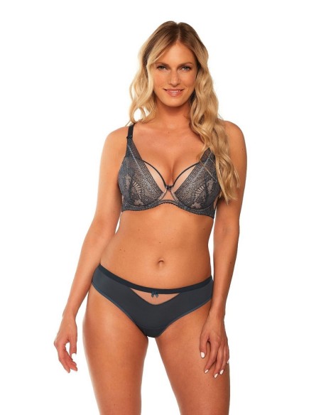 Biustonosz Gaia push up Catalina 1232 z delikatnym zdobieniem