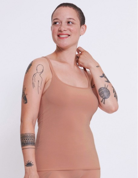 T-shirt camisole Sloggi Go Allround Spaghetti Top morelowa