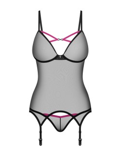 Seksowny gorset i stringi Novenes Obsessive  2