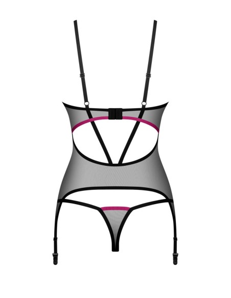 Seksowny gorset i stringi Novenes Obsessive 