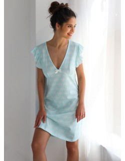 Koszula nocna bawełniana Greta Sensis kr/r 