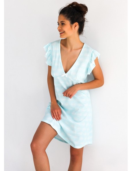 Shirt night bawełniana Greta Sensis kr/r