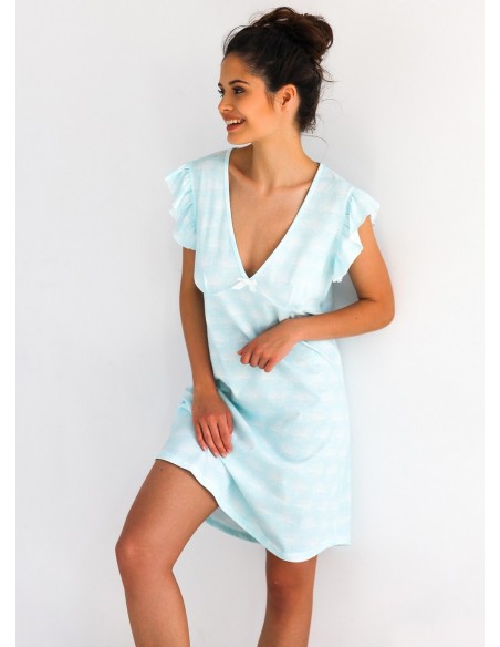 Shirt night bawełniana Greta Sensis kr/r