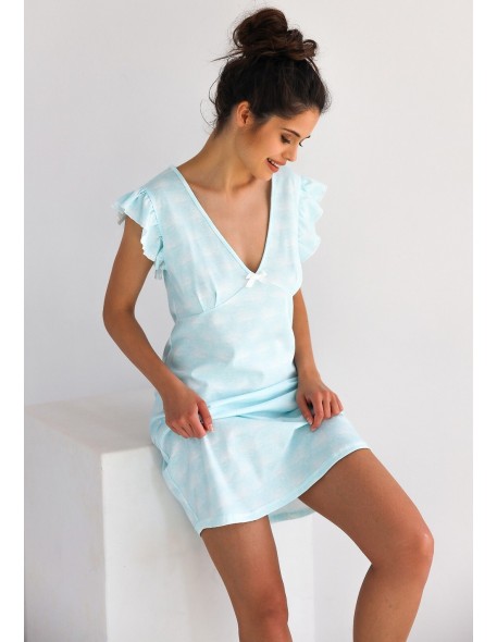 Shirt night bawełniana Greta Sensis kr/r