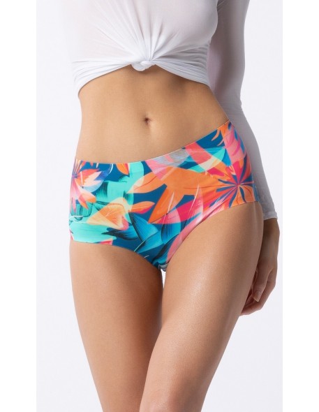 Majtki z wysokim stanem Julimex Simple Maxi Jungle 