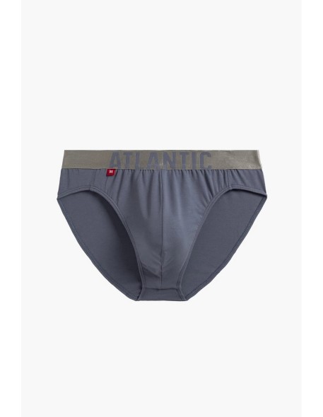 Męskie slipy z szeroką gumą Atlantic MP-1574 