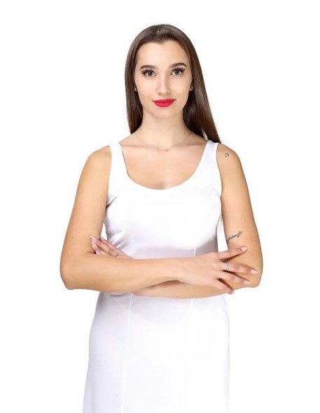 White slip under dress Mewa
