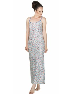 Long colorful dress with flowers Mewa Daisy