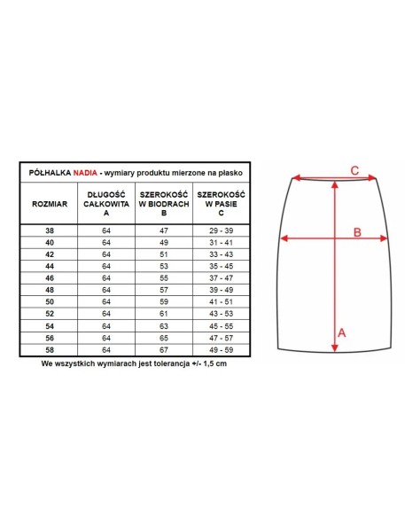 Półhalka wiskoza z koronką Mewa Nadia 