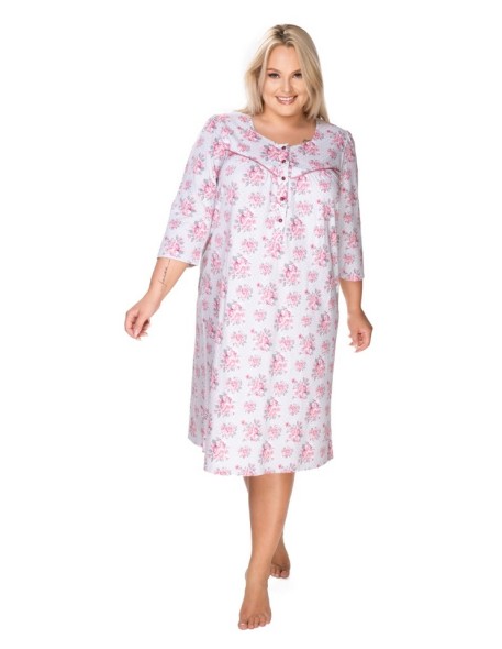 Bawełniana shirt women's with flowers Mewa Ingrid